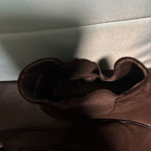 Women’s WARREN EDWARDS Brown Suede Boots 8 1/2 - Picture 4 of 6